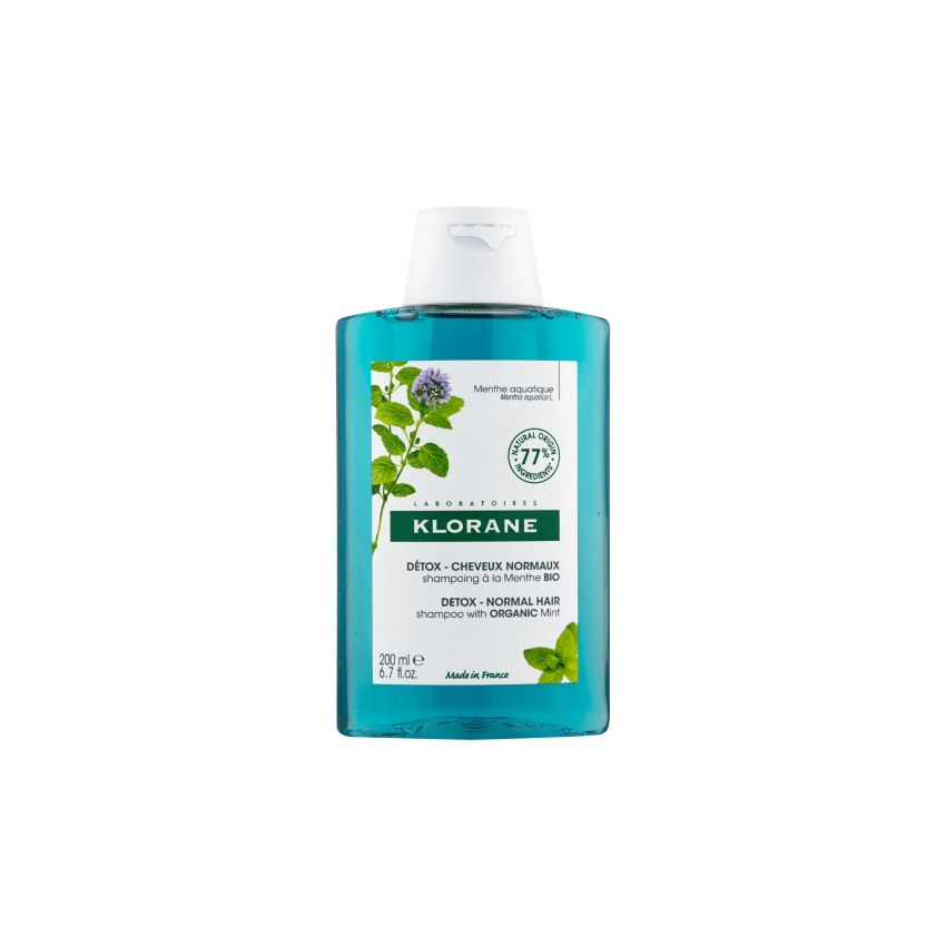 Klorane Bio Detox Shampoo con Menta Acquatica 200ml