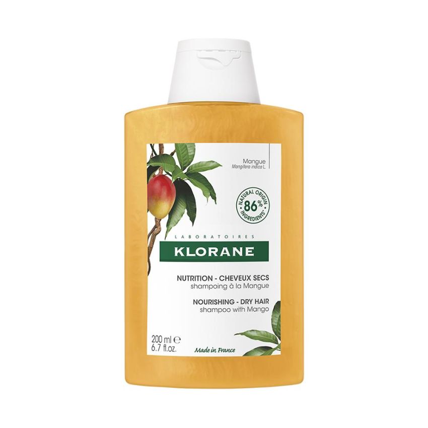 Shampoo Nutriente al Mango Klorane - Flacone da 200ml