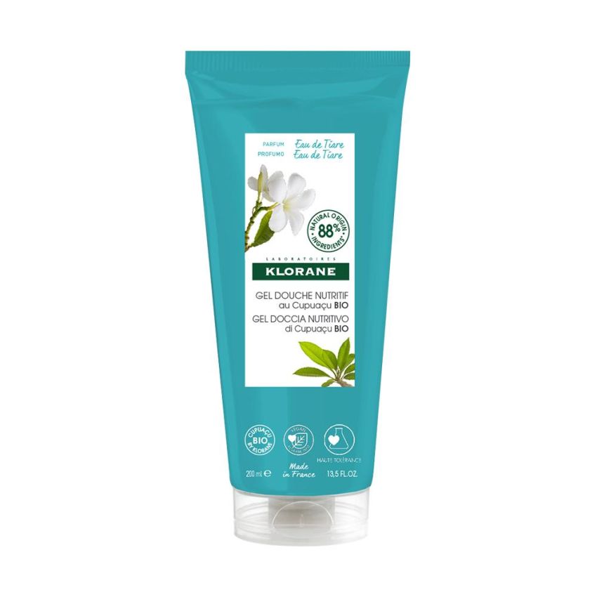 Klorane Eau De Tiare Gel Doccia Idratante 200ml