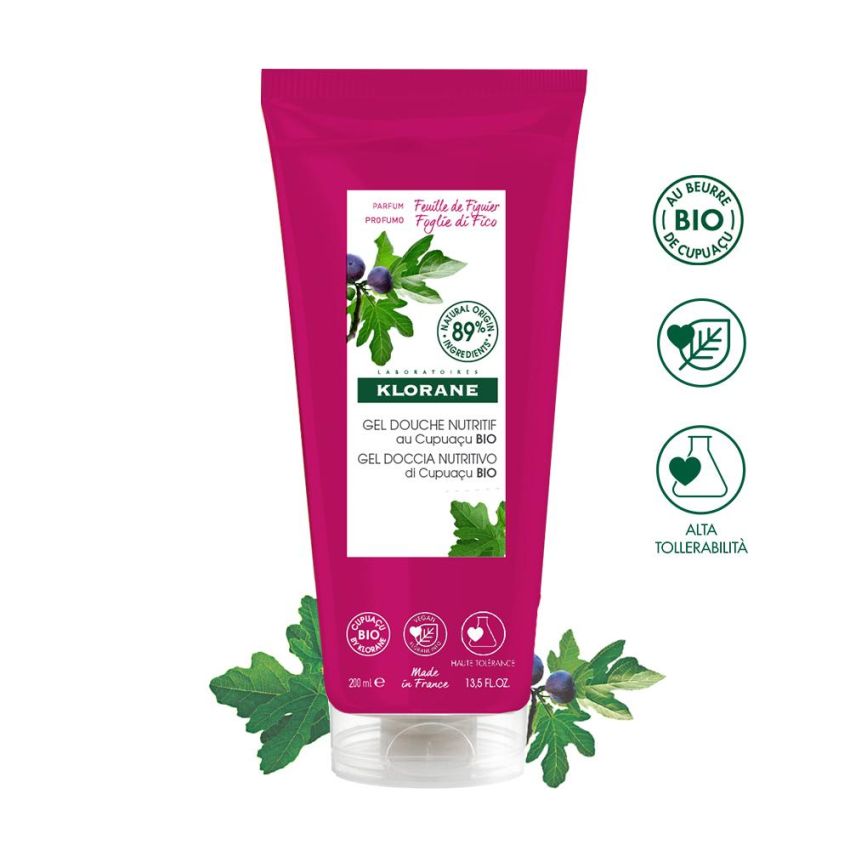 Gel Doccia Klorane con Estratto di Foglie di Fico - 200 ml