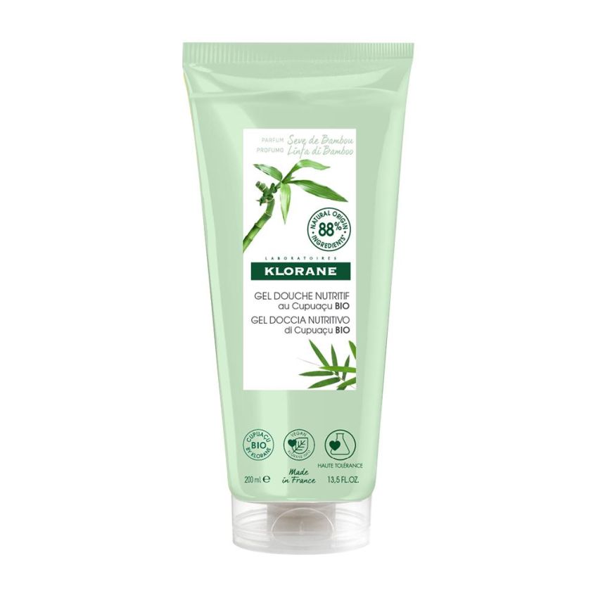 Klorane Gel Doccia con Linfa di Bamboo, 200ml