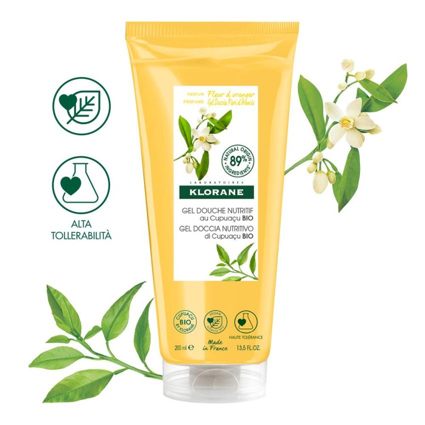 Klorane Gel Doccia al Miele d'Arancio - 200ml