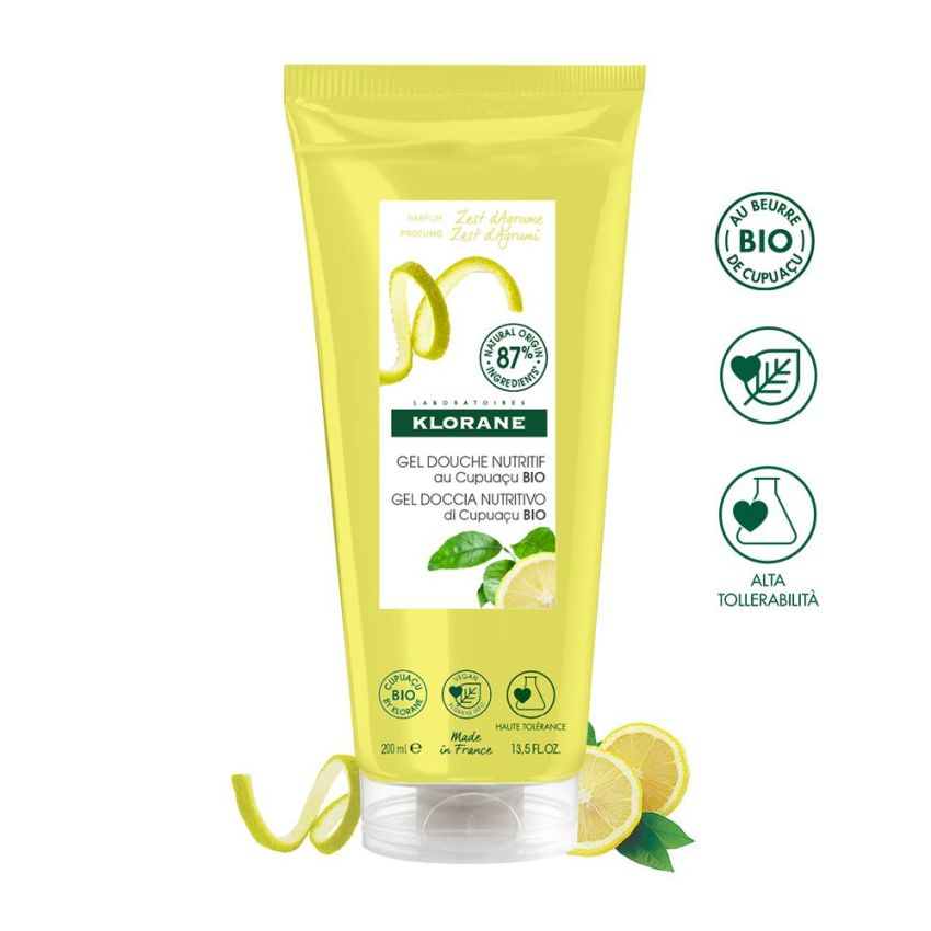 Gel Doccia al Zest D'Agrumi Klorane - 200ml