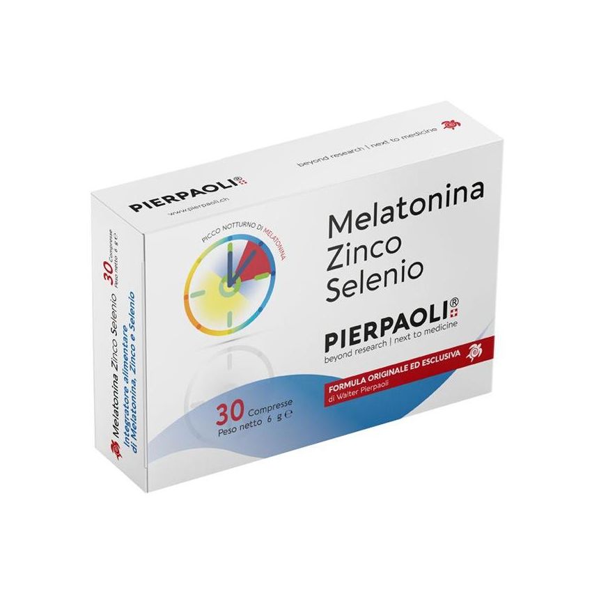 Melatonina Pierpaoli con Zinco e Selenio - 30 Compresse