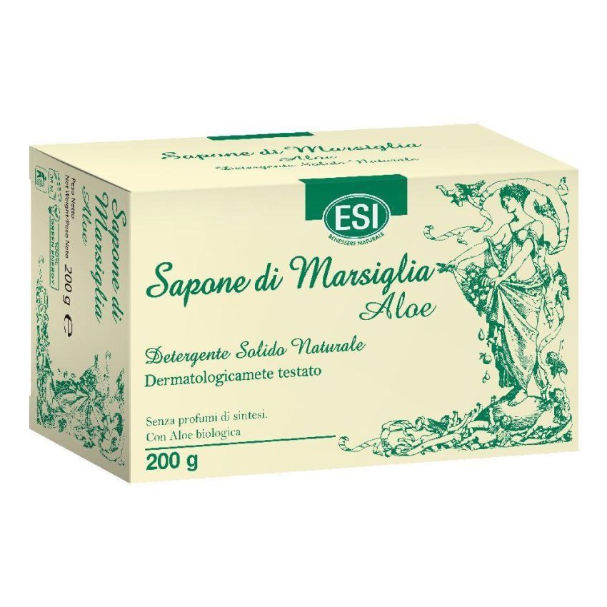 Sapone di Marsiglia Esi con Aloe Vera 200g