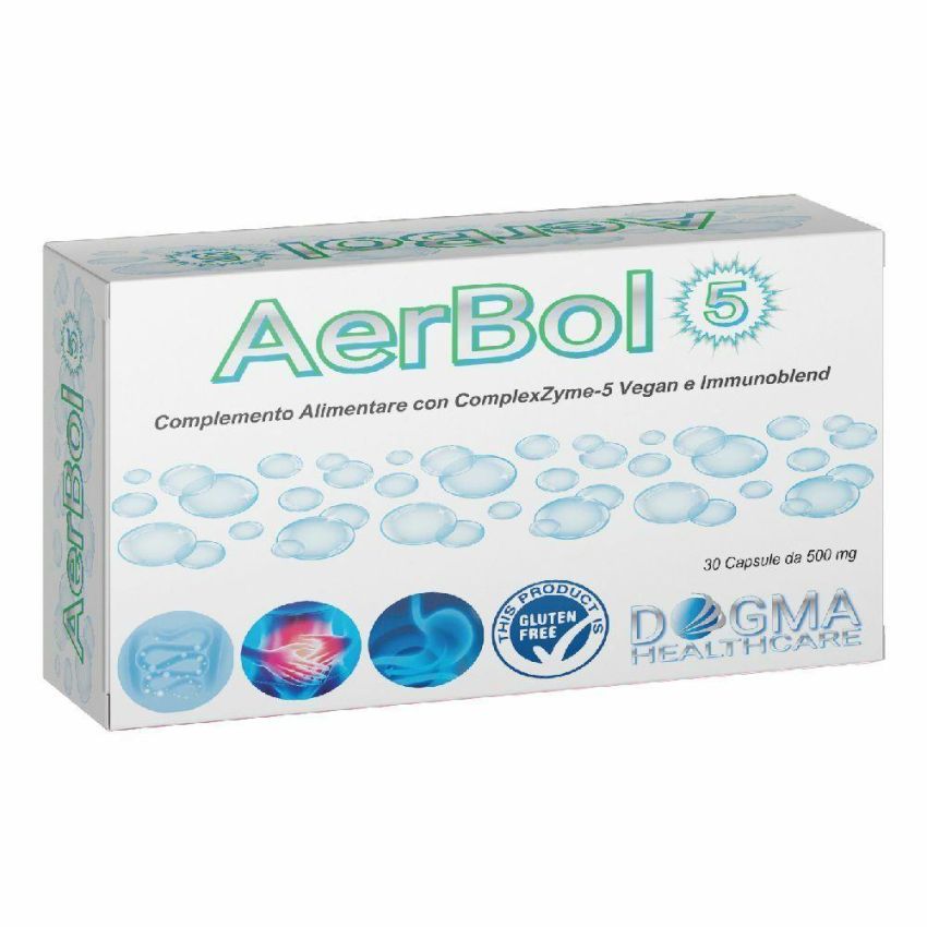 Aerbol 5 - 30 Capsule Integratore Salute Respiratoria