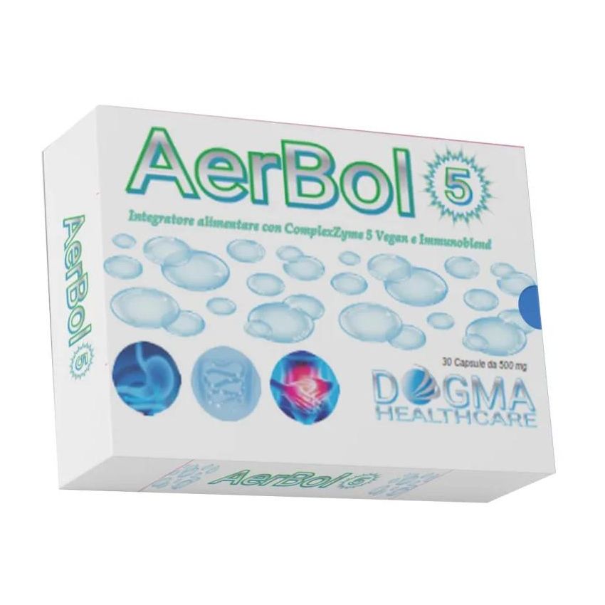 Aerbol 5 - 30 Capsule Integratore Salute Respiratoria