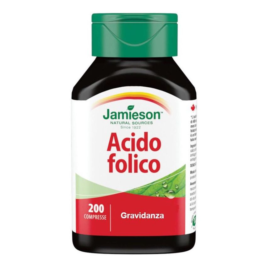 Jamieson Acido Folico - Confezione da 200 Compresse