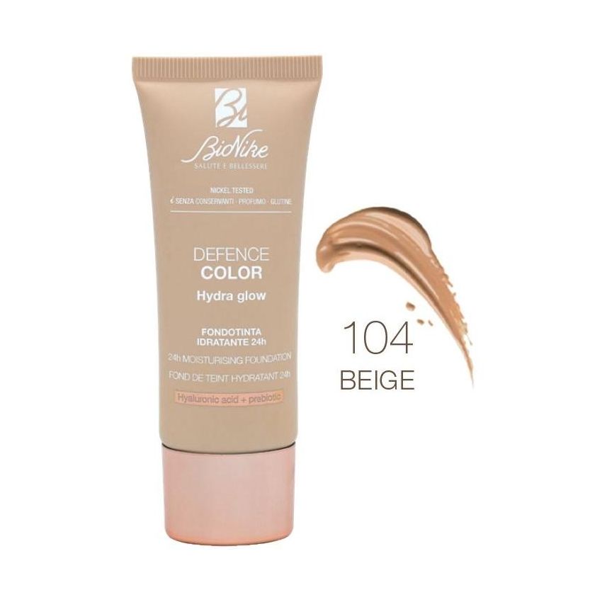 Bionike Defence Color Hydra Glow Fondotinta 104 Beige - 30ml