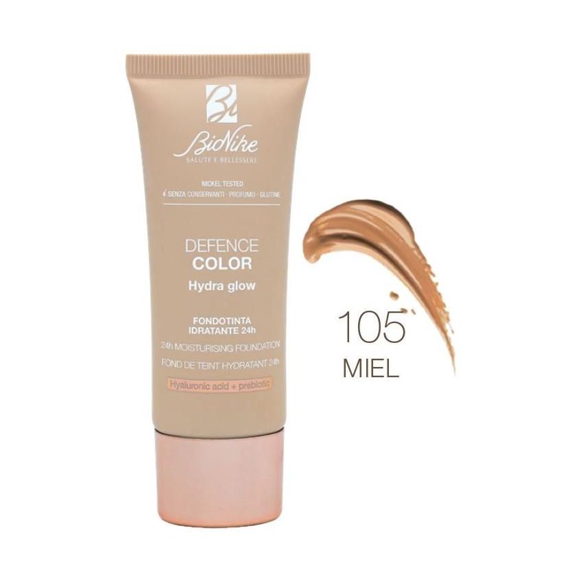 Bionike Defence Color Hydra Glow Fondotinta 105 Miel 30ml