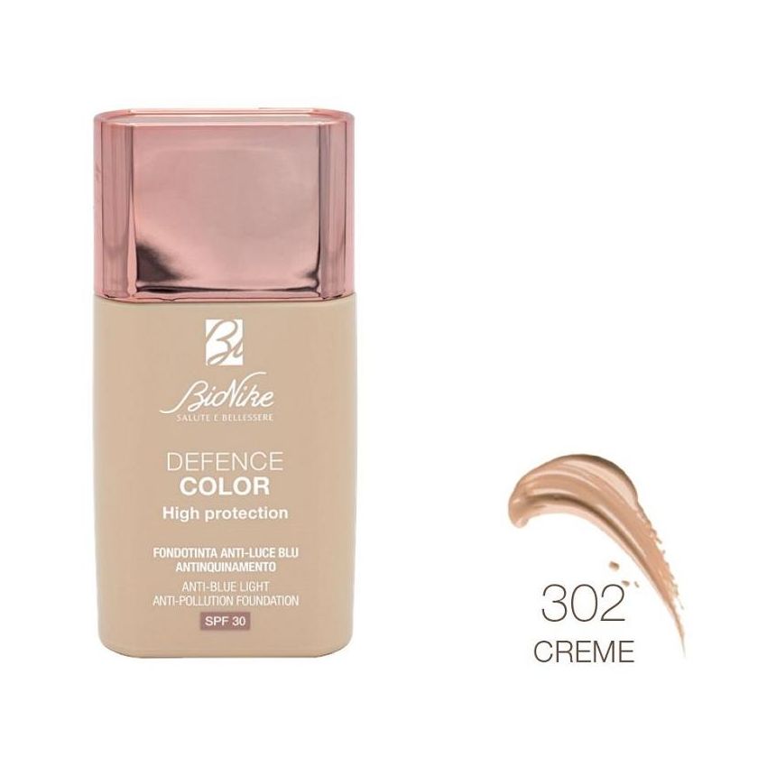 Bionike Defence Color Fondotinta Protettivo Alta Copertura 302 Crema 30ml