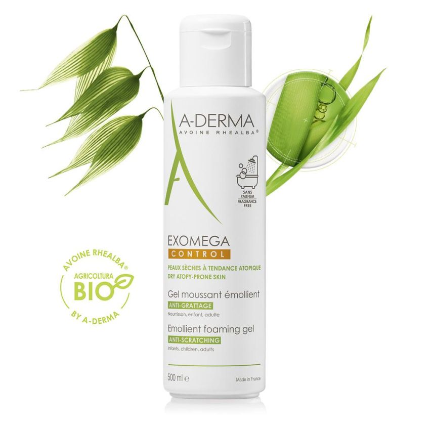 A-Derma Exomega Control 500ml - Gel Detergente Emolliente