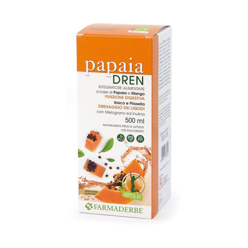 Drenante Naturale al Gusto di Papaia - 500ml