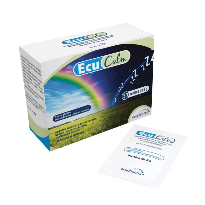 Ecucalm - Pacchetto di 20 Bustine per il Benessere Naturale