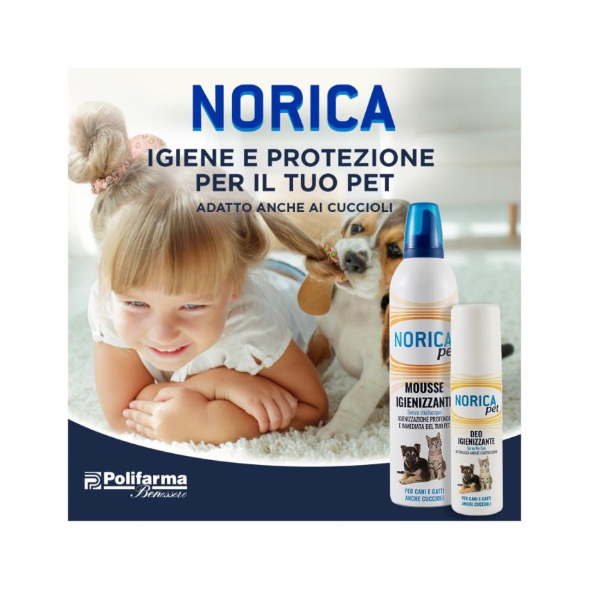 Norica Pet Deo Igienizzante per Cani e Gatti - 100ml