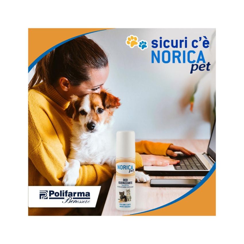 Norica Pet Deo Igienizzante per Cani e Gatti - 100ml