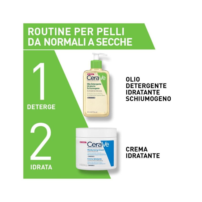Cerave Olio Detergente Schiumogeno Idratante - 236ml