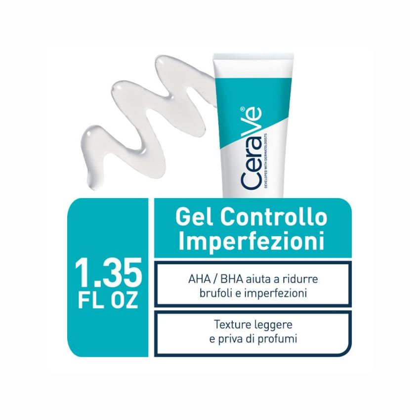 Cerave Gel per il Controllo delle Imperfezioni del Viso, 40ml