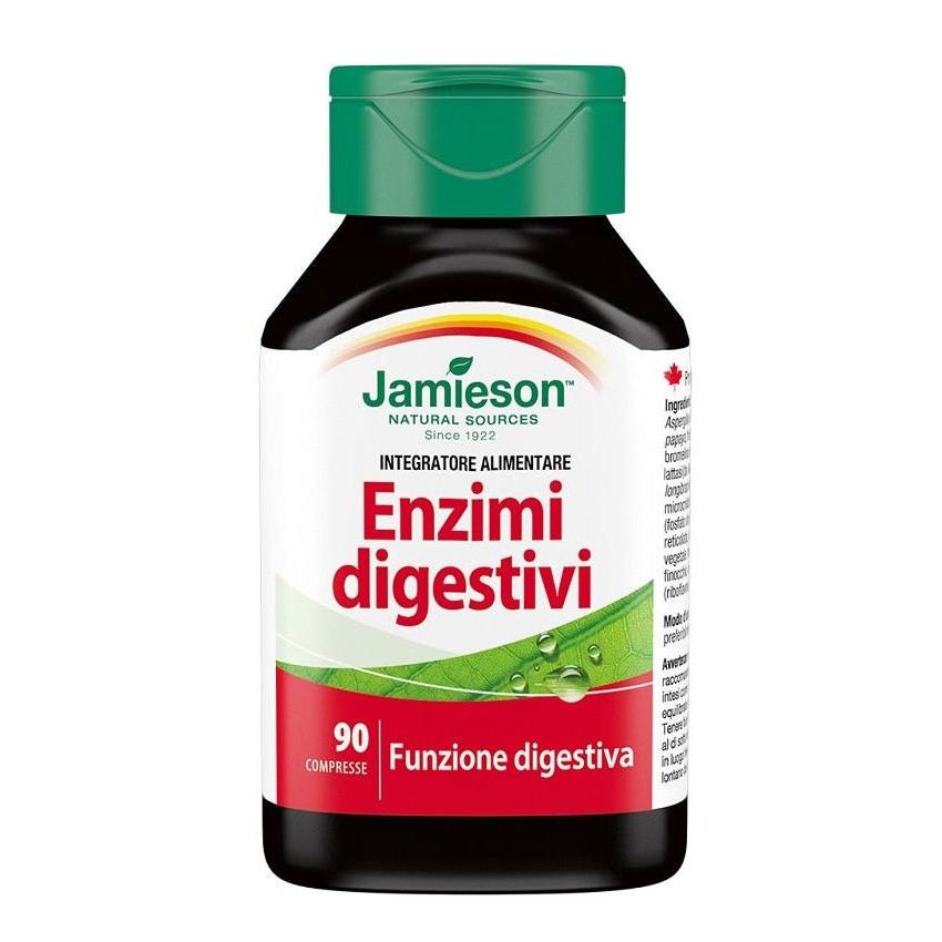 Jamieson Compresse di Enzimi Digestivi - Confezione da 90