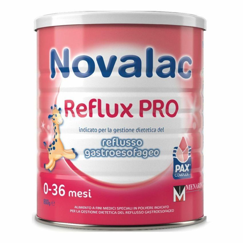 Novalac Reflux Pro 800g - Formula Anti-Reflusso per Neonati e Bambini