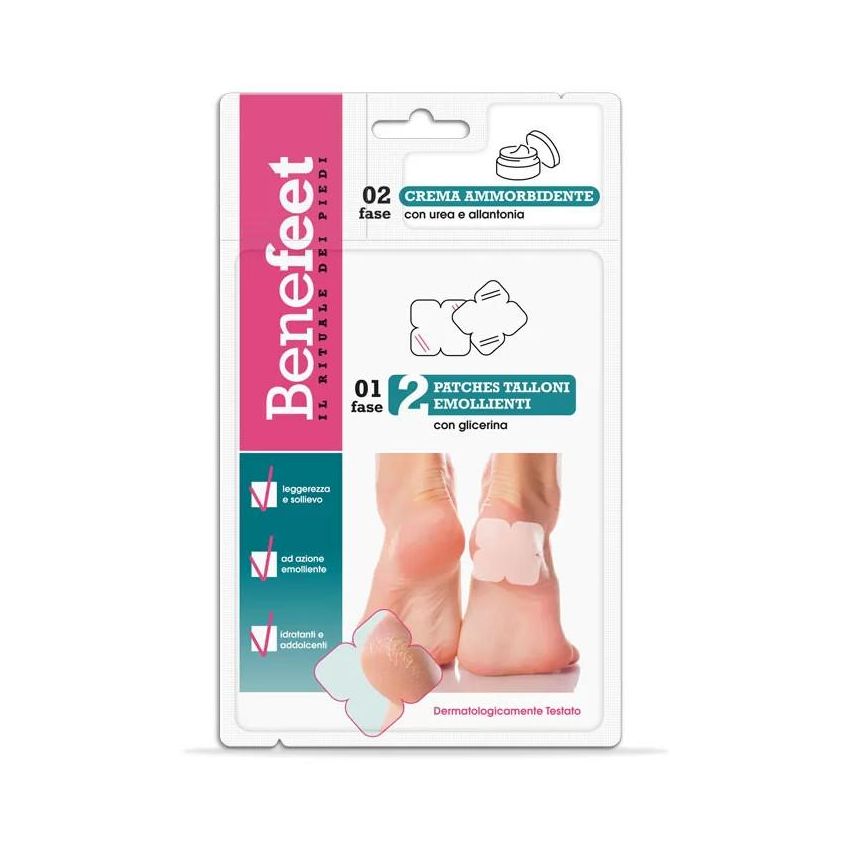 Biogenya Benefeet Crema Ammorbidente per Piedi con Patches Emollienti