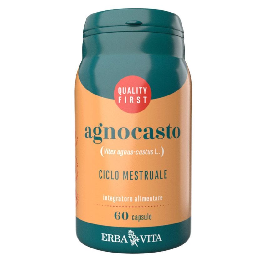 Erba Vita Agnocasto - Integratore Naturale in 60 Capsule