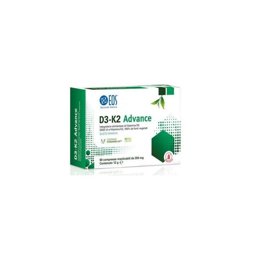 Advanced Eos D3-K2 Chewable Tablets - Confezione da 60