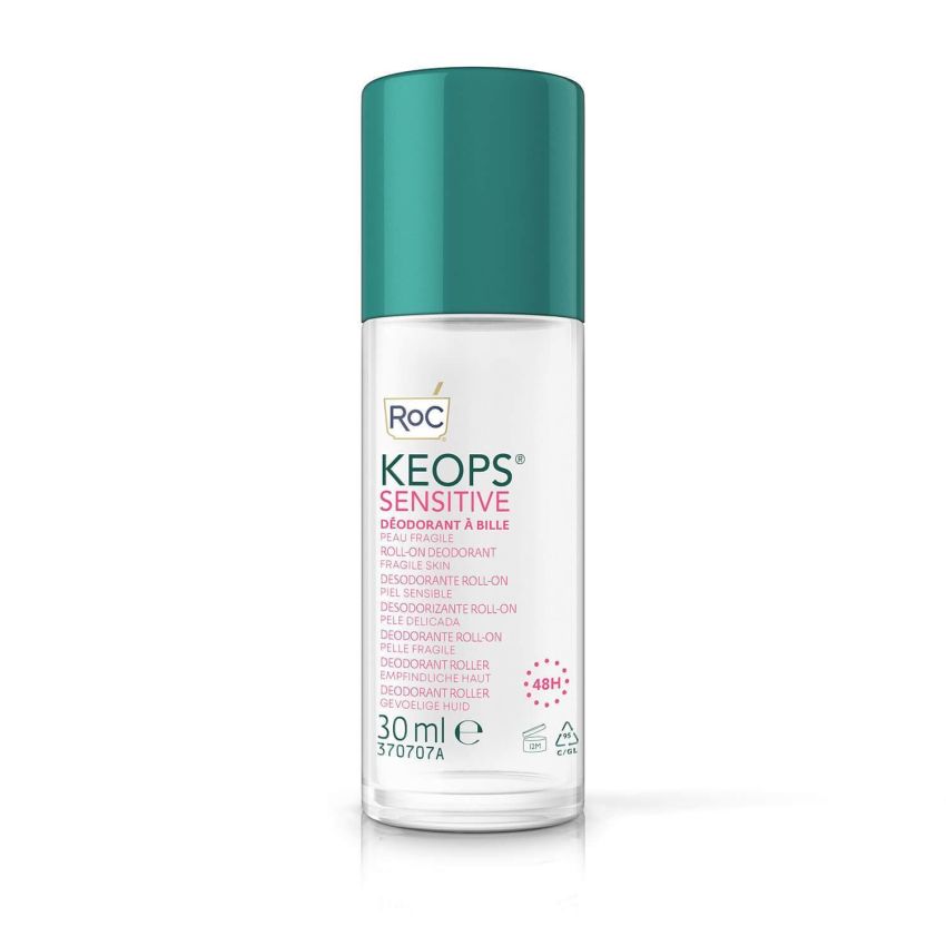 Roc Keops Sensitive Skin Deodorant Roll-On, 30ml