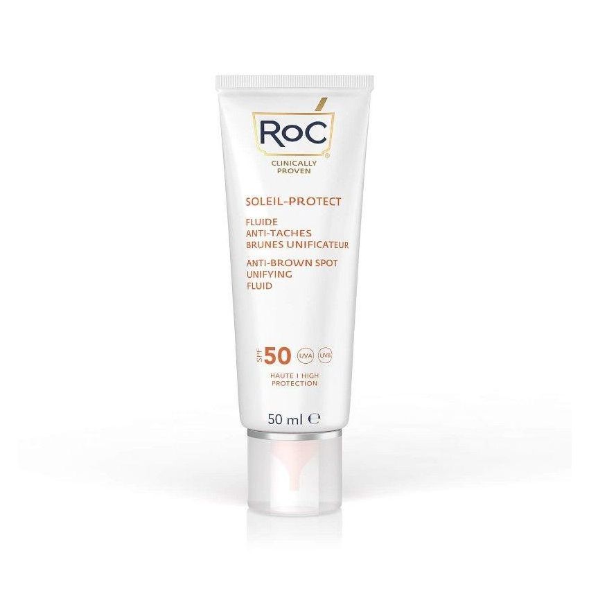 Roc Crema Solare Viso Anti-Macchie SPF50+ Uniformante, 50ml