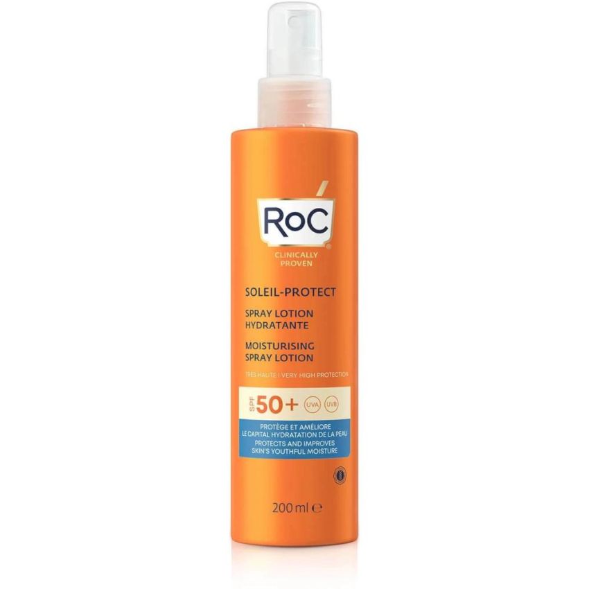 Lozione Spray Solare Idratante Corpo SPF50+ Roc - 200ml