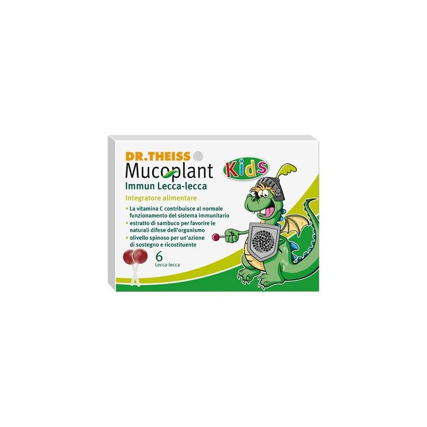 Lecca-Lecca Mucoplant Kids Immun di Dr. Theiss - 6 Pezzi