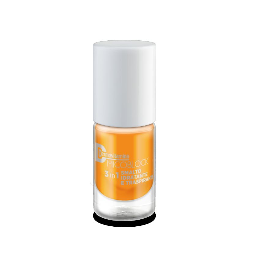 Dermovitamina Micoblock Smalto 3-in-1 Antimicotico Tono Giallo, 5ml