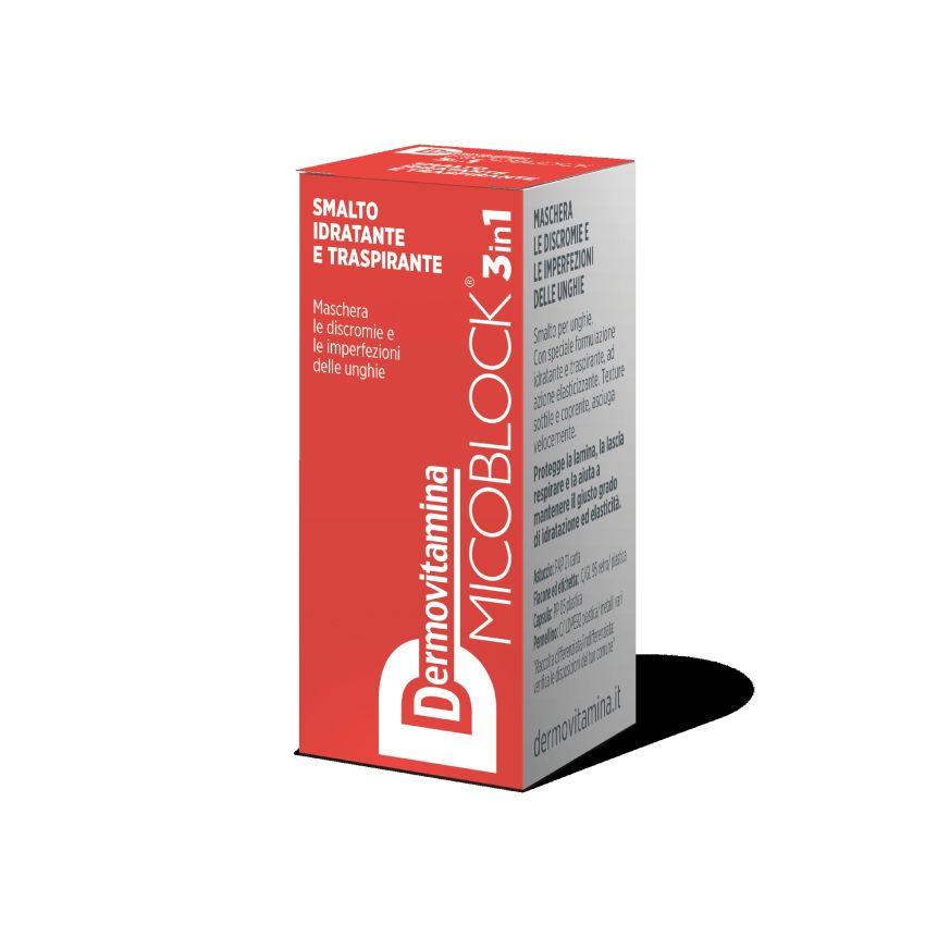 Dermovitamina Micoblock 3-In-1 Smalto Arancio Brillante 5ml