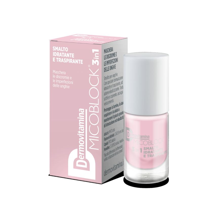 Dermovitamina Micoblock 3-in-1 Smalto Rosa Pallido - 5ml