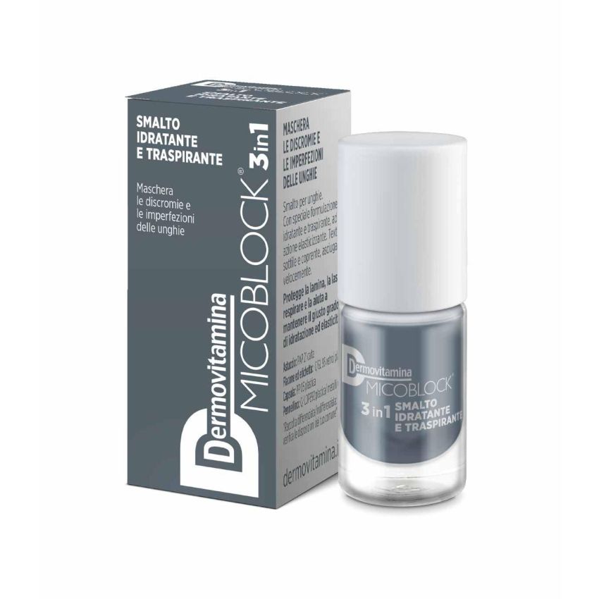 Dermovitamina Micoblock 3-in-1 Smalto Protettivo Grigio, 5ml