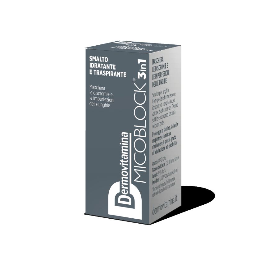 Dermovitamina Micoblock 3-in-1 Smalto Protettivo Grigio, 5ml