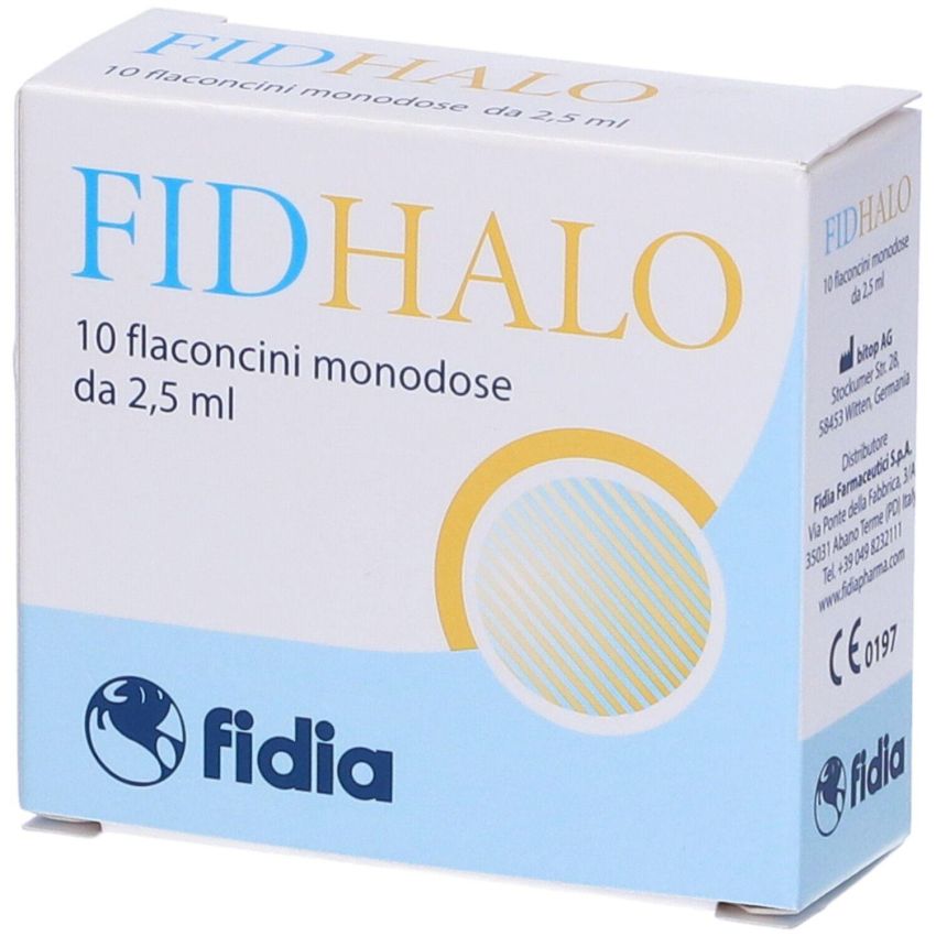 Fidhalo Set di 10 Flaconcini Monodose da 2,5 ml
