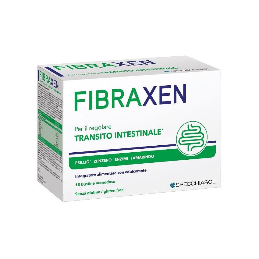 Fibraxen - Supplemento di Fibra in Bustine - Confezione da 18