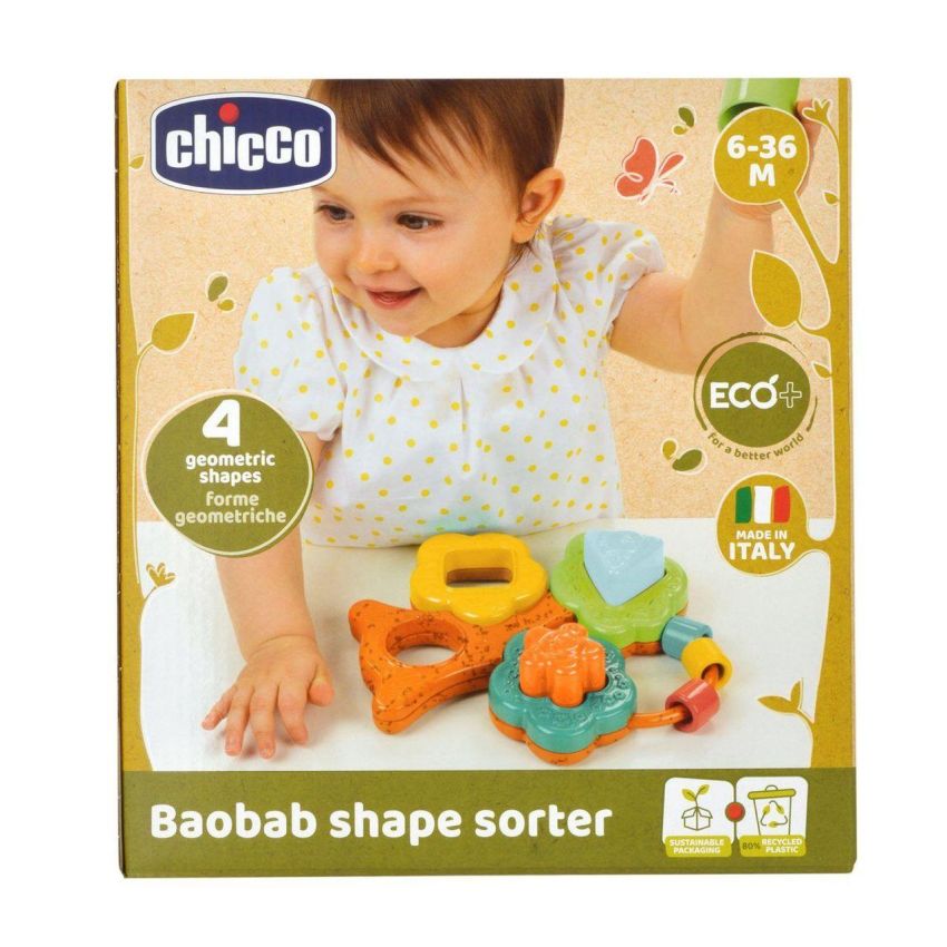 Chicco Eco+ Baobab Shape Sorting Game