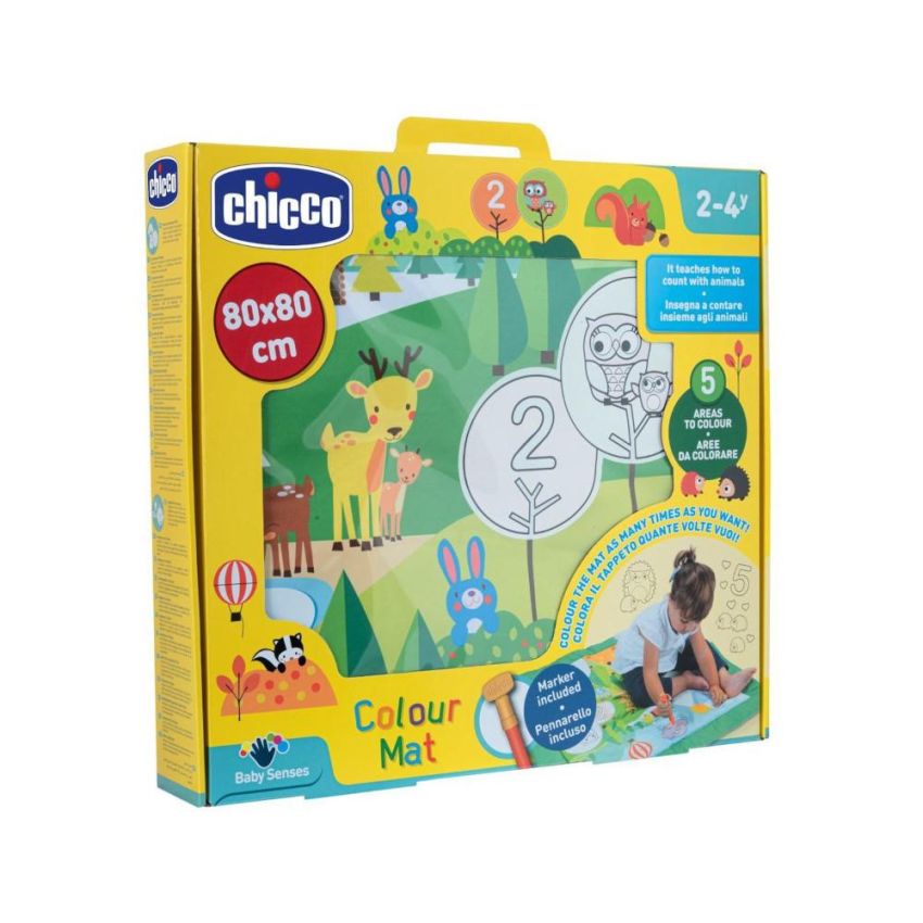 Chicco Tappeto Educativo con Colori e Numeri per Bambini di 2 Anni+
