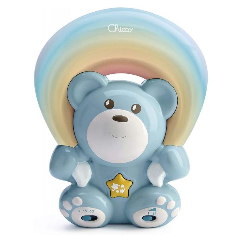 Chicco Orsetto Proiettore Arcobaleno Azzurro - Gioco Educativo 1 Pezzo
