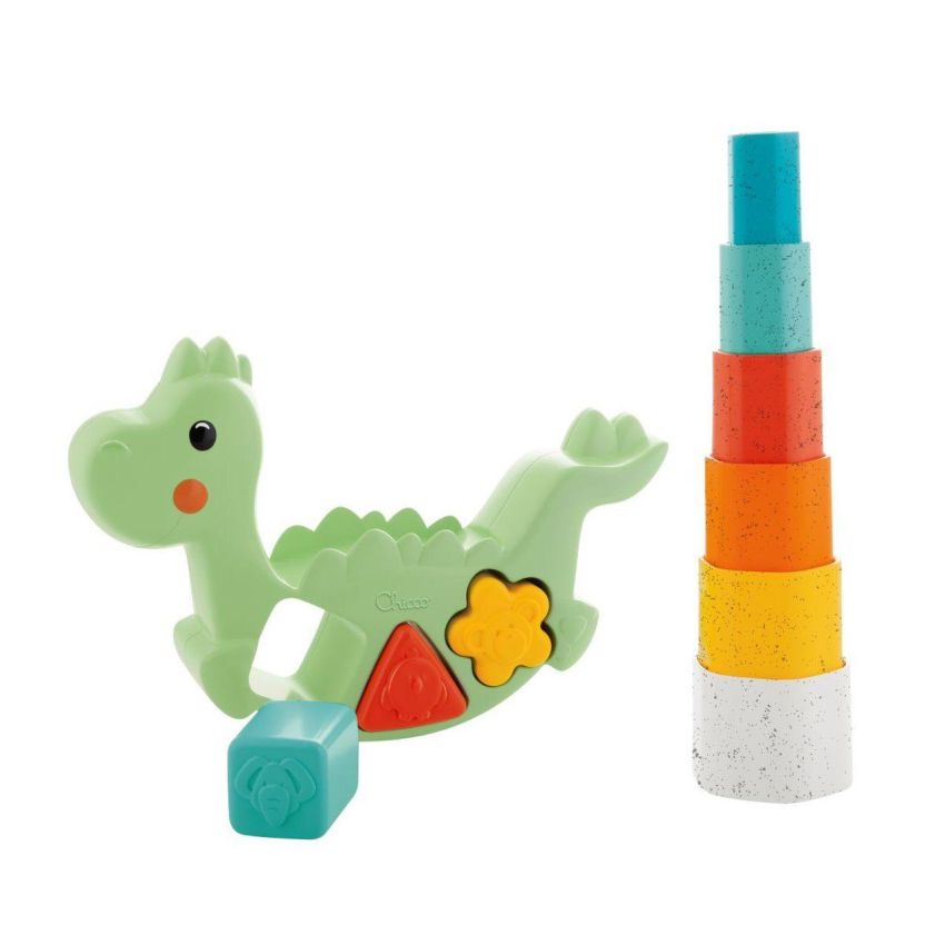Chicco Eco+ Rocking Dino: Gioco a Dondolo Ecologico per Bambini