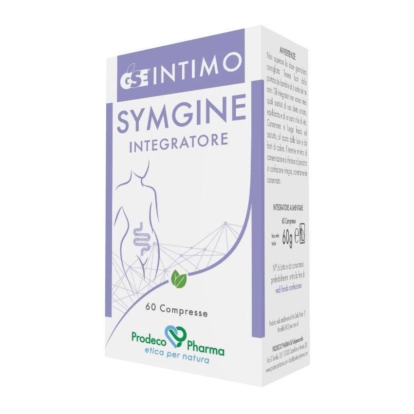 GSE Intimo Symgine - Integratore per la Salute Intima, 60 Compresse