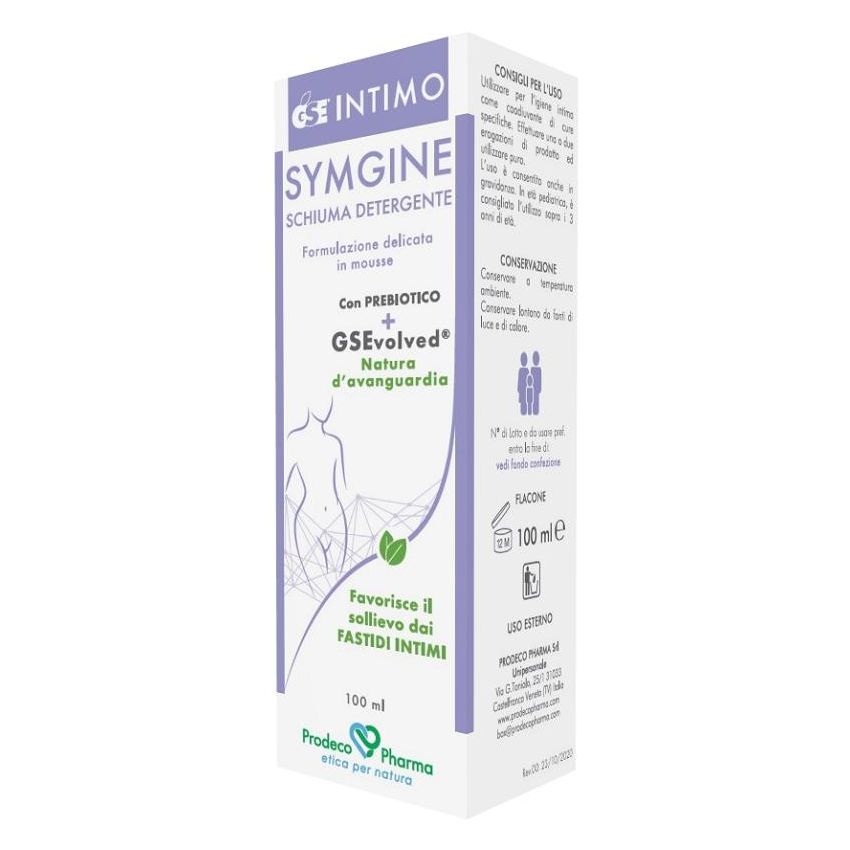 Symgine GSE Intimo Schiuma - Detergente Intimo Naturale 100ml