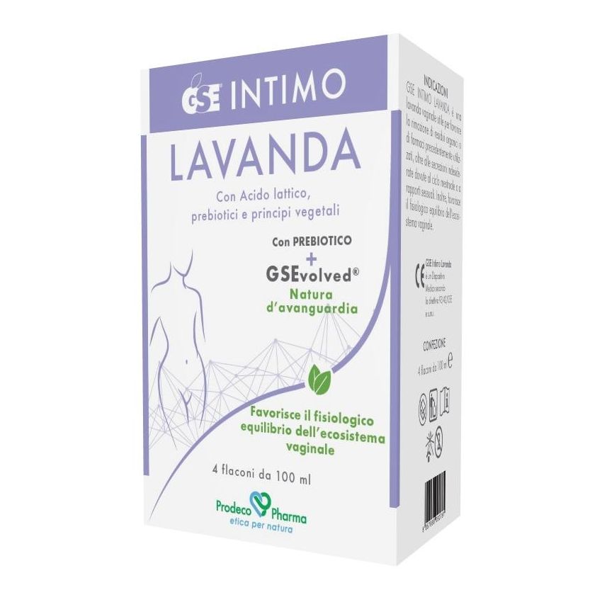 Lavanda GSE Intimo - Pacchetto di 4 Flaconi da 100ml