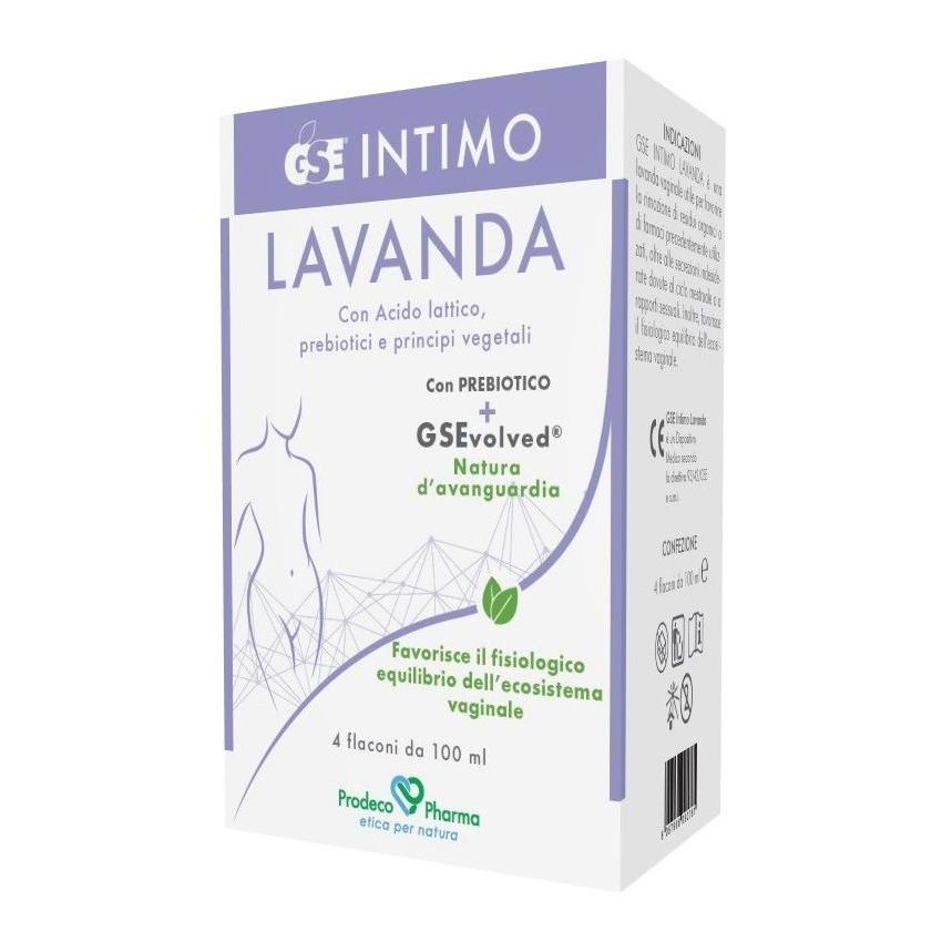 Lavanda GSE Intimo - Pacchetto di 4 Flaconi da 100ml