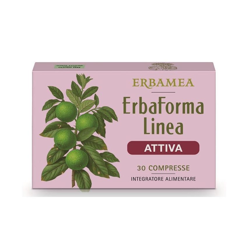 Erbamea Erbaforma Linea Attiva - Integratore Naturale in Compresse, 30 Compresse