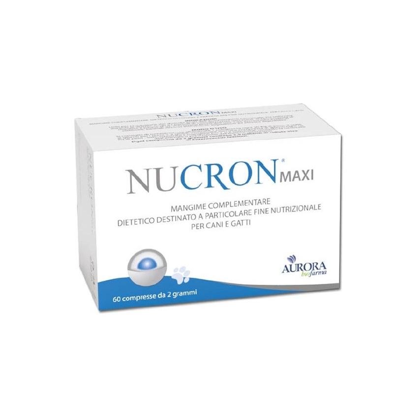 Nucron Maxi - Compresse Dietetiche per Cani e Gatti - 60 Compresse