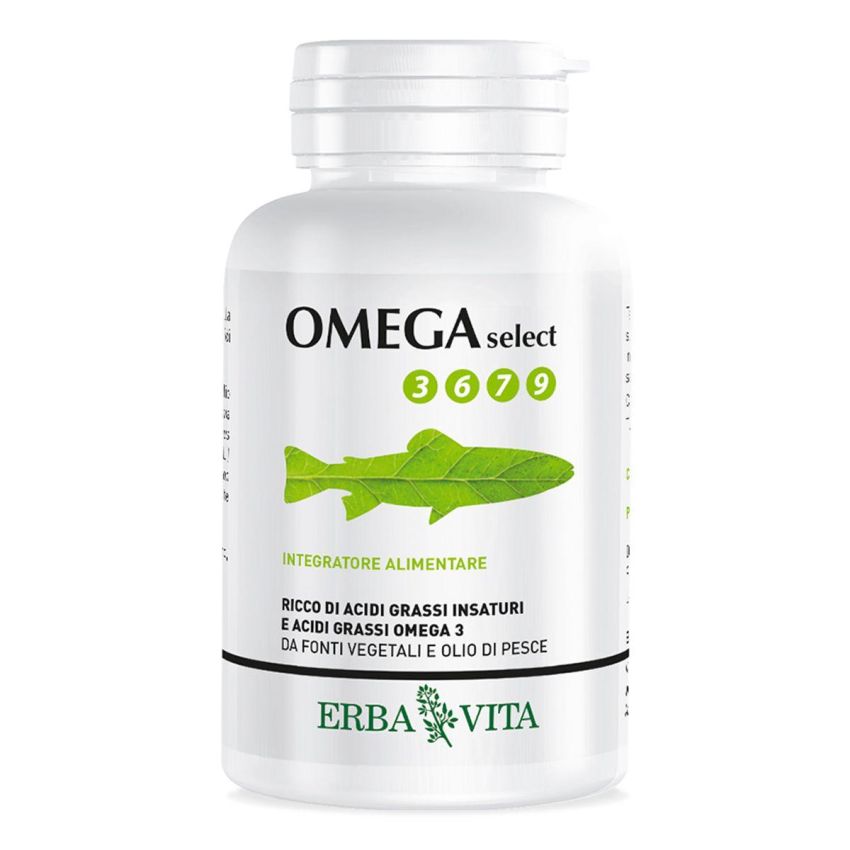Erba Vita Omega Select 3679 - Integratore di Omega in 120 Perle