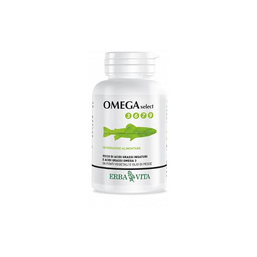 Erba Vita Omega Select 3679 - Integratore di Omega in 120 Perle